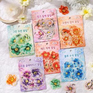 열진 鎏금화효pet 파마 금손장부 스티커 가방 크로스보더 스티커 고급감 복