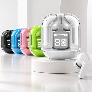투명 케이스 무선 블루투스 이어폰 Air31 Air39 디지털 표시 스테레오