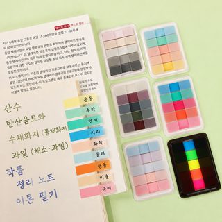 마카롱 펫 투명 포스트잇 ins풍 고급감 큐티 인덱스 스티커 포스트잇 끈기가