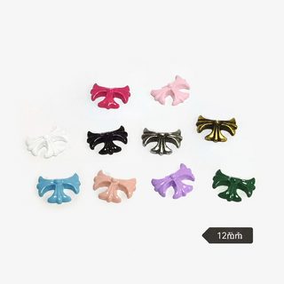 크로 작은 십자가 다색 왕홍 트렌드 백합 작은 부품 머리장식 머리핀 클립 핸드폰 케이스 12MM