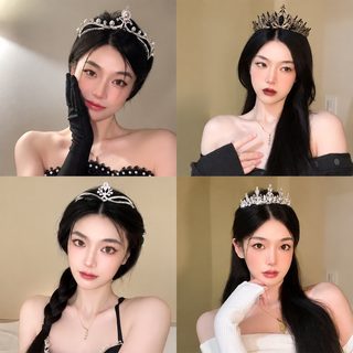 공주 왕관 생일 축하 성인 머리 장식 여신 왕관 도구 창의 장식 머리띠 머리
