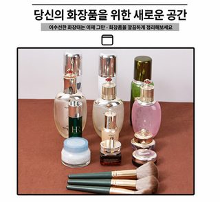 2024 신형 빈티지 초대용량 파우치 다기능 화장품 수납함 휴대용 방수 가방