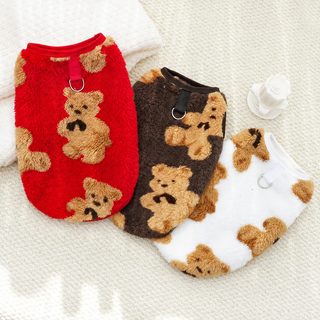 새로운 크로스보더 곰 애완동물 털털 고양이 큰 개 통용 가을 겨울 털털 보