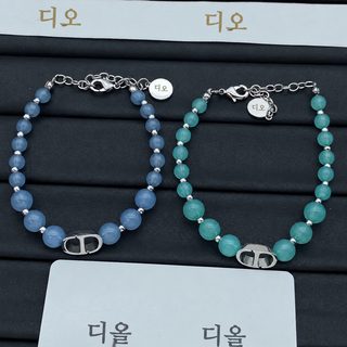 디네 신상 팔찌 작은 상큼 고급감 패션 CD 자모 돼지 코 팔찌 경사 기질 진주
