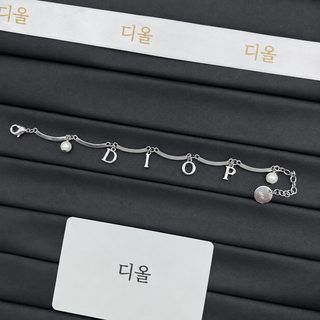 2024 신형 소규모 디자인 감각 불규칙 팔찌 디네 빈티지 개성 수술 자모 심플