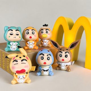 신상 짱구 피규어 애니메이션 cos 요정 귀여운 피규어 소녀 하트 모형 진열