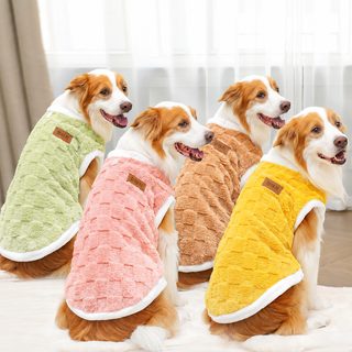모모 반려동물 가을 겨울 맨투맨 강아지 고양이 옷 대형견용 폴리에스터 의