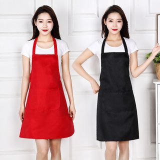 광고 앞치마 맞춤 기름 방지 제복 나색 프린트 로고 목걸이 앞치마 홍보 앞
