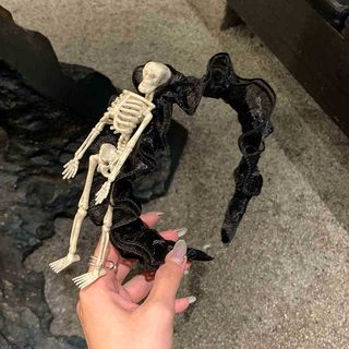 해골 골격 할로윈 머리띠 암흑풍 머리장식 코스프레 로리타 망령 뱀파이어