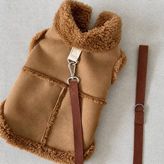 펫 가을 겨울옷 테디 비숑 보미 고양이 가을 강아지 옷 작은 강아지 견인 보온 조끼