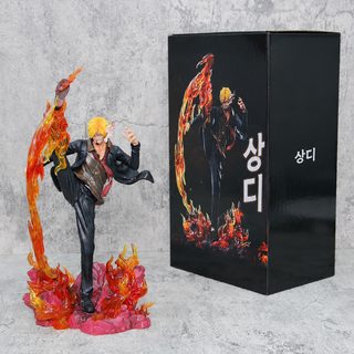 원피스 WF 상디 악마의 다리 밀짚모자 해적단 GK PVC 조립식 애니 피규어 장식