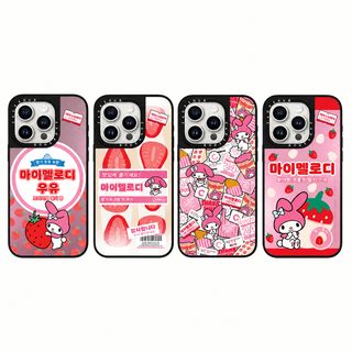 산리오 마이멜로디 거울 자석 아이폰 케이스 iPhone 16 Pro Max 15 14 하드 케이스