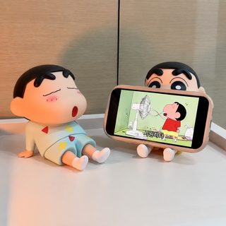 짱구는 못말려 캐릭터 피규어 휴대폰 거치대 10cm 12cm 소프트 비닐 장식 인형