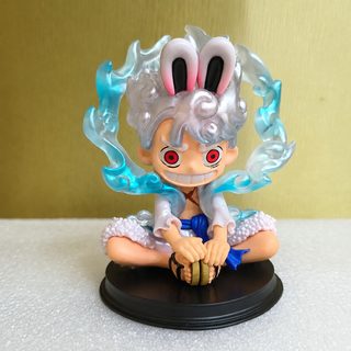원피스 토끼 니카 루피 15cm SD 앉은 자세 PVC 피규어 박스형 생일선물 장식품