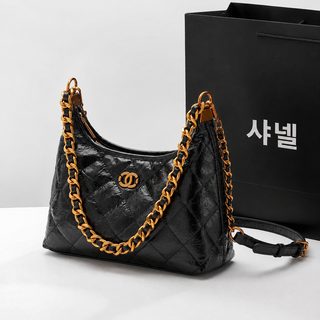 여성 빈티지 퀼팅 체인백 소가죽 미니 숄더백 데일리 크로스백