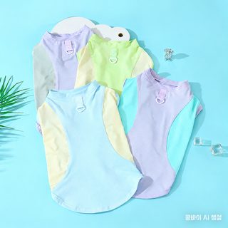 강아지 용품 고양이 아이스 고양이 조끼 작은 중형견 외출 자외선 차단 개