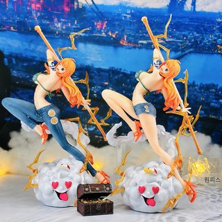 해적왕 아이유 나미 팝맥스 공감 반바지 나미 수제 밀짚모자단 gk 애니메이션 모형 플레이팅
