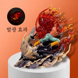 화영 TOP 대전 시리즈 야개 vs 얼룩 핸드메이드 모형 조각상 애니메이션 장식