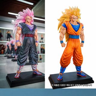 칠룡주 JT 조각상 형성궤 초삼오공 도홍오공 슈퍼사이아인 스테이션 애니메이션 모형 도매