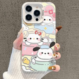 三丽鸥家族适用于苹果11PROMAX手机壳iPhone16网红15高级14硬壳13