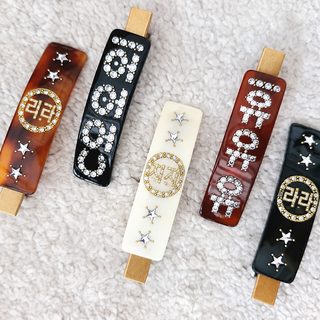 G집 집게 머리 장식 오리 주둥이 집게 머리핀 뒤통수 옆에 앞머리 집게 소녀