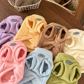 UTAQU PET 양면 벨벳 오리털 강아지 조끼 가을 겨울 중소형견 방한 보온옷