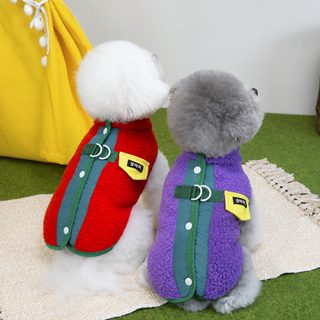강아지 겨울 패딩 조끼 반려견 방한복 대형견용 애견 외투 XS~XL