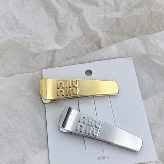 신형 M 자모 금속 머리핀 심플한 버무리 오리 주둥이 집게 달콤한 소녀 고급