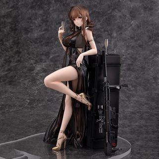 소녀전선 DSR-50 최고 입찰자 23cm PVC 미소녀 피규어 조립식 장식 모델