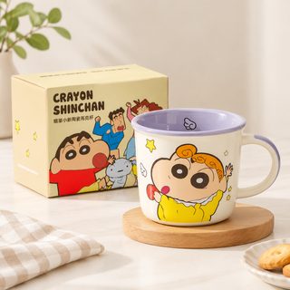 캐릭터 도자기 머그컵 340ml 손잡이 커플컵 생일 선물