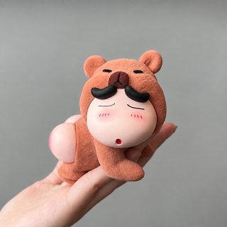 짱구 애니메이션 크레파스 짱구 벨벳 귀여운 엉덩이곰 피규어 붐 놀이 피규