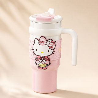 316 스테인리스 손잡이 빨대 텀블러 대용량 보온보냉컵