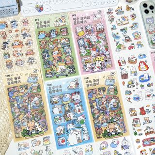 悦真宠物友好日pet贴纸手帐贴纸 跨境贴纸儿童贴纸贴画手帐素材
