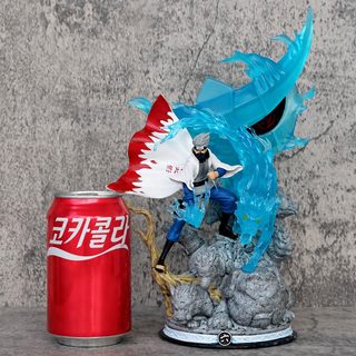 나루토 6대 호카게 하타케 카카시 피규어 모델 장식 소품 22cm