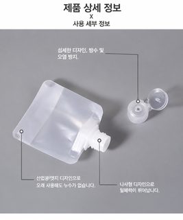 여행 분리 포장 화장품 샴푸 로션 바디워시 클렌징 폼 여행 출장 휴대용 비