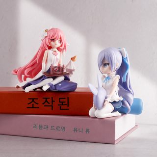 브로냐 엘리시아 여름 요정 아가씨 앉은 자세 PVC 피규어 차량용 장식 22cm