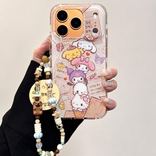 可爱卡通三丽鸥适用苹果17Promax手机壳iPhone16手提13防摔14硬15