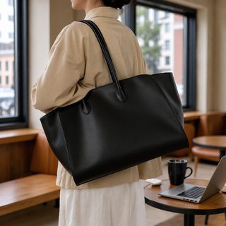 크로스보더 공장 고급감 대용량 ROW 심플 핸드백 쇼핑백 대외무역 토트 겨드