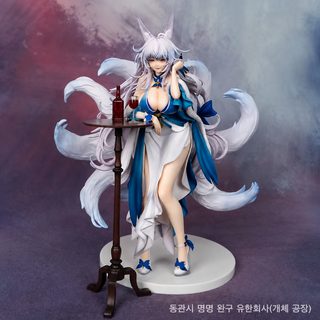 푸른색 파일 편지 농롱한 달 10박 드레스 GK 피규어 애니메이션 미소녀 주변 모형 진열물 도매