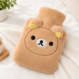 곰돌이 봉제 온수주머니 500ml 손발 허리 배 보온 물주입식