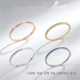 고품질 싱글 드릴 팔찌 여성 정교 경사 패션 백합 반짝이 팔찌 소중 기질 고