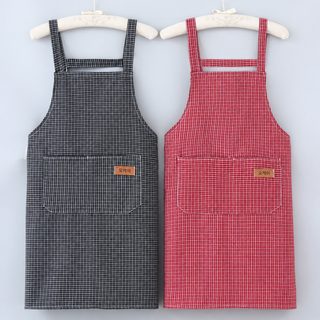 앞치마 주방 가정용 요리 면포 2025 신형 왕홍녀 음식 전용 맞춤형 로고 인쇄 작업