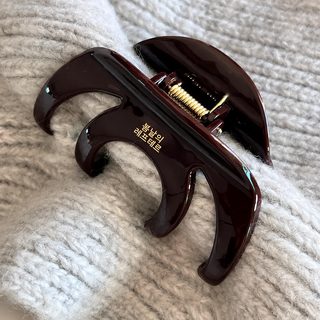 다발량 입추 기질카 호박 집게 뒤통수 상어 집게 신상 두꺼운 머리핀 집게 힘줄 머리핀