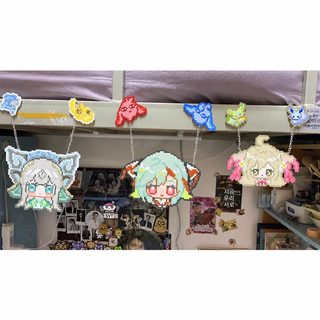 왕자영요 픽셀 소사연 굿즈 게임 장식 만화 걸이 냉장고 스티커 창의 귀여