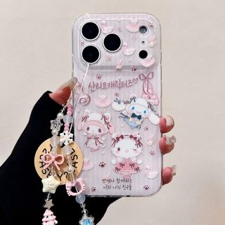 可爱天鹅三丽鸥适用苹果17promax手机壳iPhone16手提14卡通15硬13