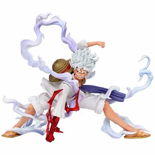 海贼王手办蹲姿捶地尼卡路飞太阳神尼卡桌面摆件动漫手办模型批发