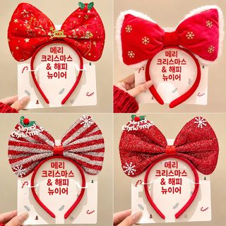 크리스마스 머리띠 만화 사슴뿔 산타클로스 귀여운 어린이 노인 머리띠 명