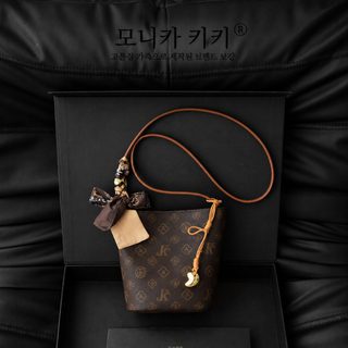 2025 신상 여성 PU 버킷백 고급 데일리 숄더 크로스백