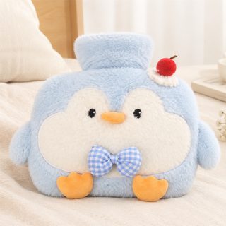 동물 인형 온수주머니 털커버 물주입식 보온 찜질팩 1350ml