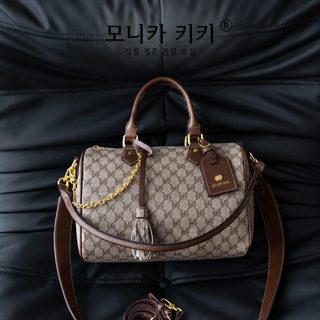 고급감 휴대용 베개 가방 여자 2026 신상 빈티지 프린트 여성 패션 올드 플라